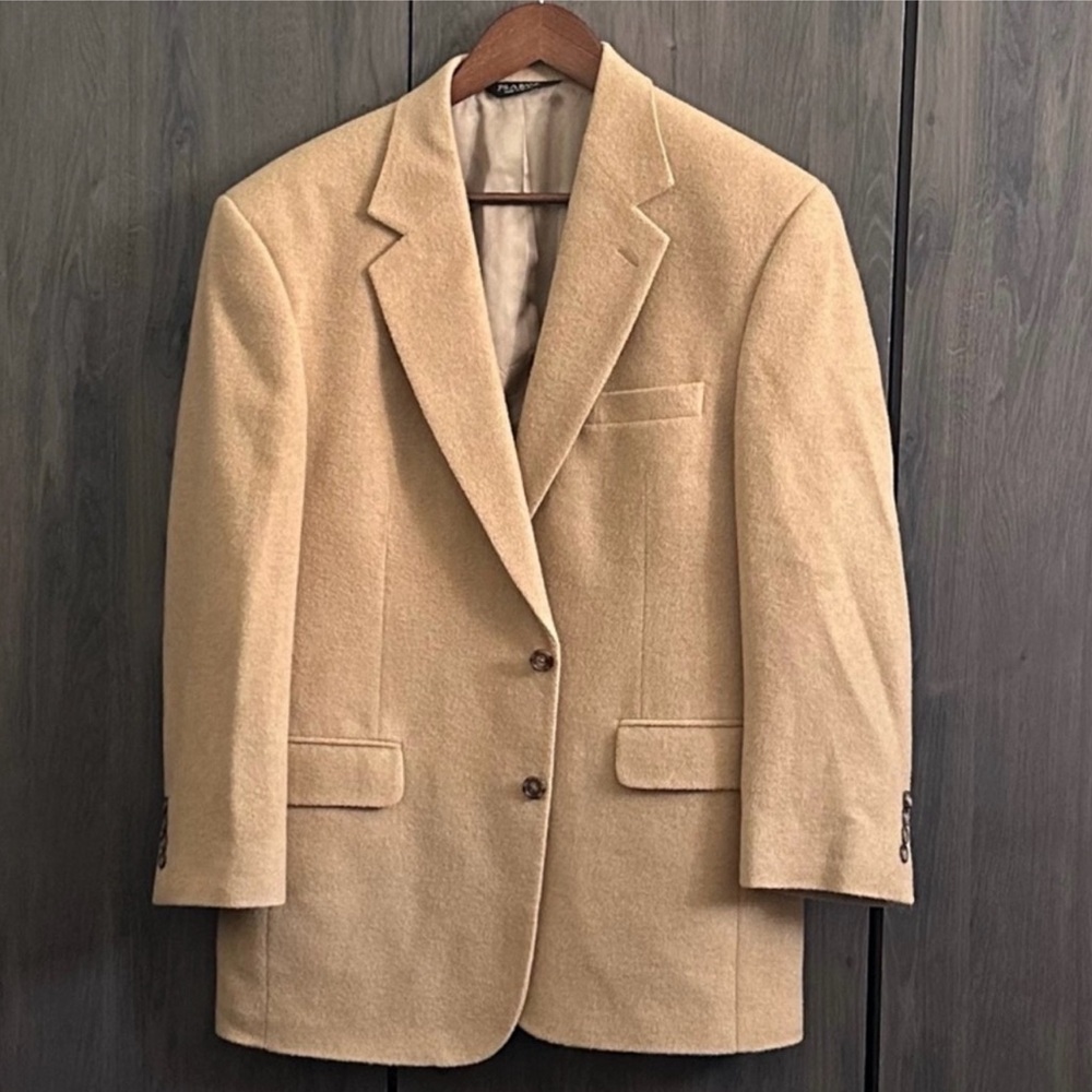 Jos. A Bank men’s 40S 100% camel hair beige blazer sport coat